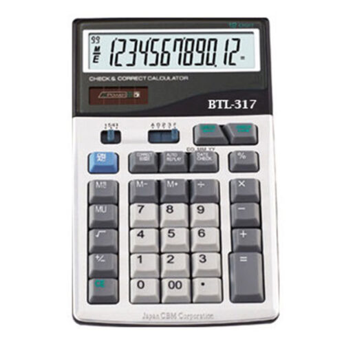 Check & Correct Handheld Calculator BTL-317